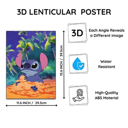 Animated lenticular photo